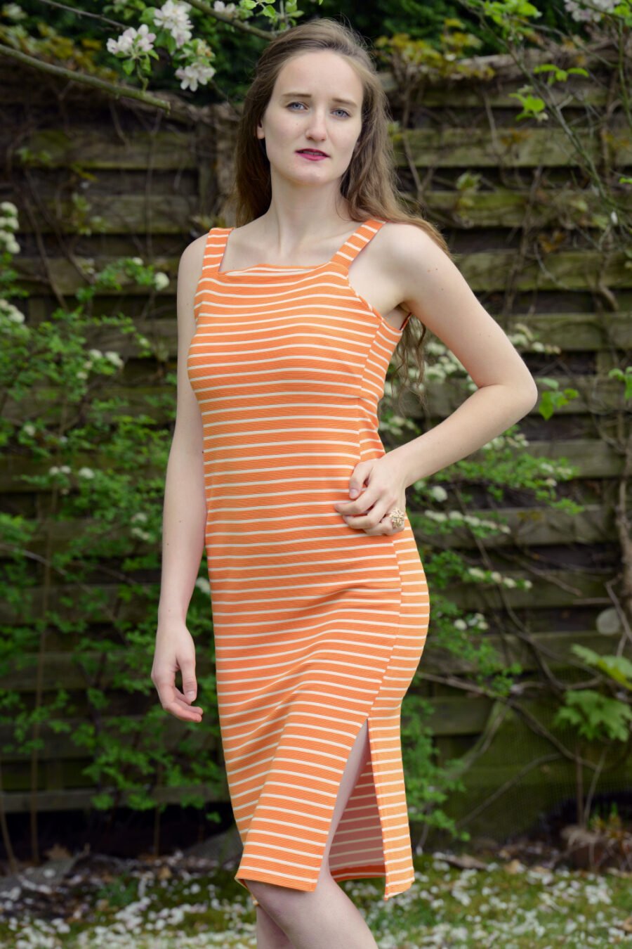 "Rhyming Orange" Dress by Lez a Lez