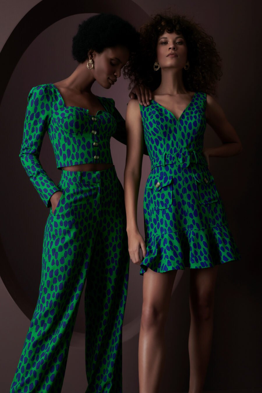 "Leopard Spotted" Dress by Fedra